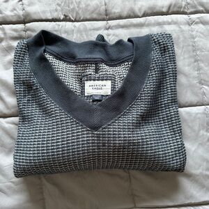 American Eagle Outfitters Women's Blue Gray Sweater